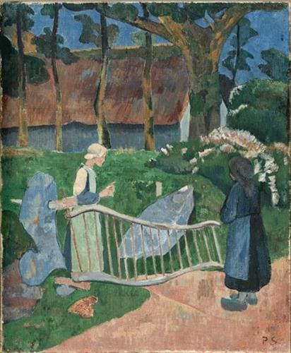 Paul Serusier, The flowered barrier (1889)