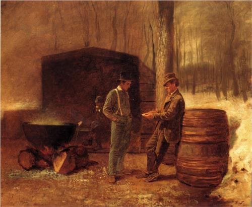Eastman Johnson, Measurement and contemplation (1863)