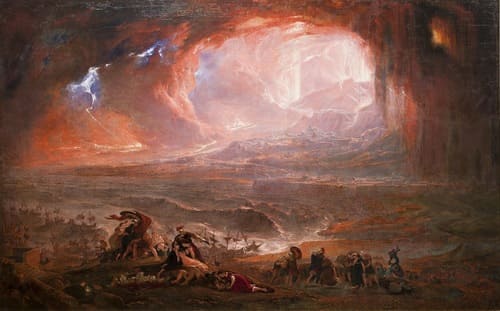John Martin, Distruzione di Pompei ed Ercolano (1822)
