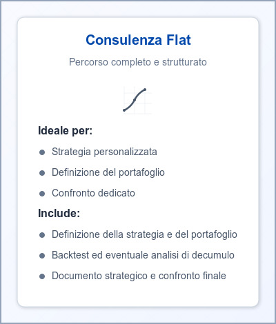 1. Consulenza Flat: un percorso completo e personalizzato
